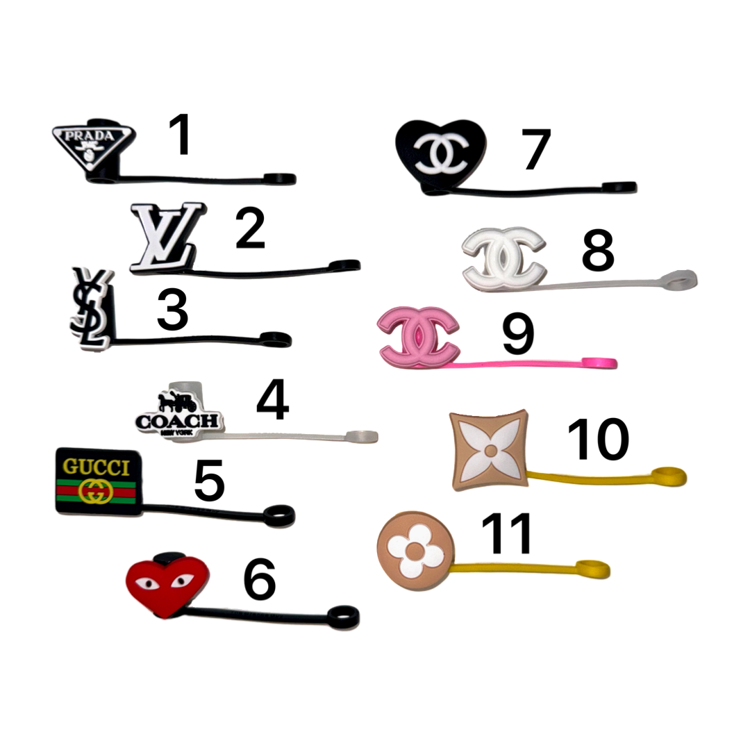 Designer Straw Toppers