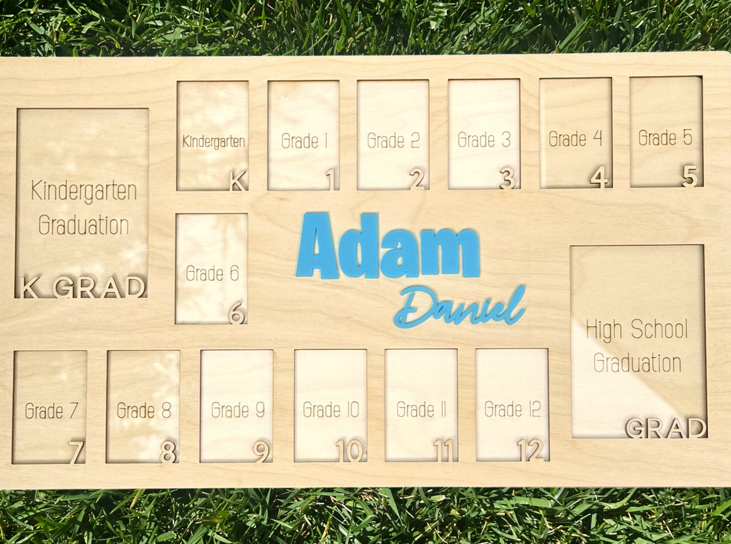 Pre-K or Kindergarten - 12 School Photo Frame