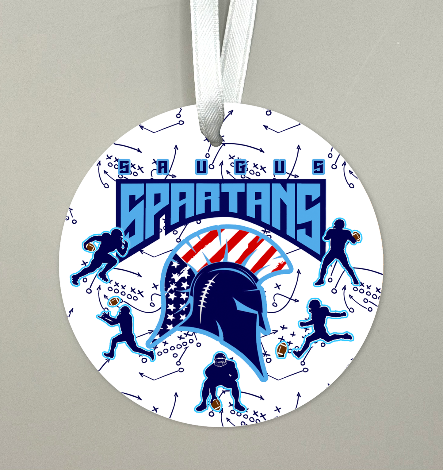 Spartans Football Ornament