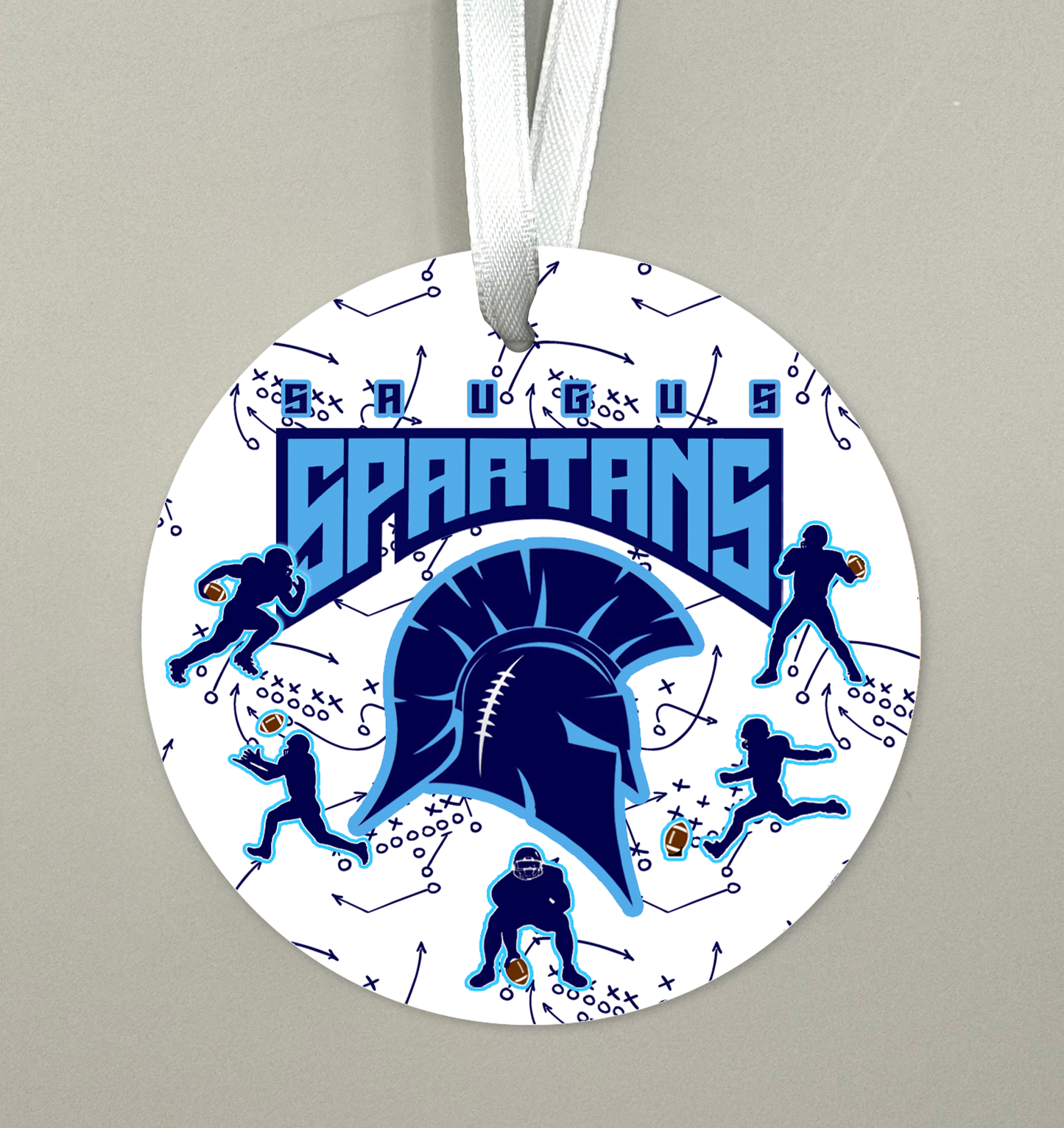 Spartans Football Ornament
