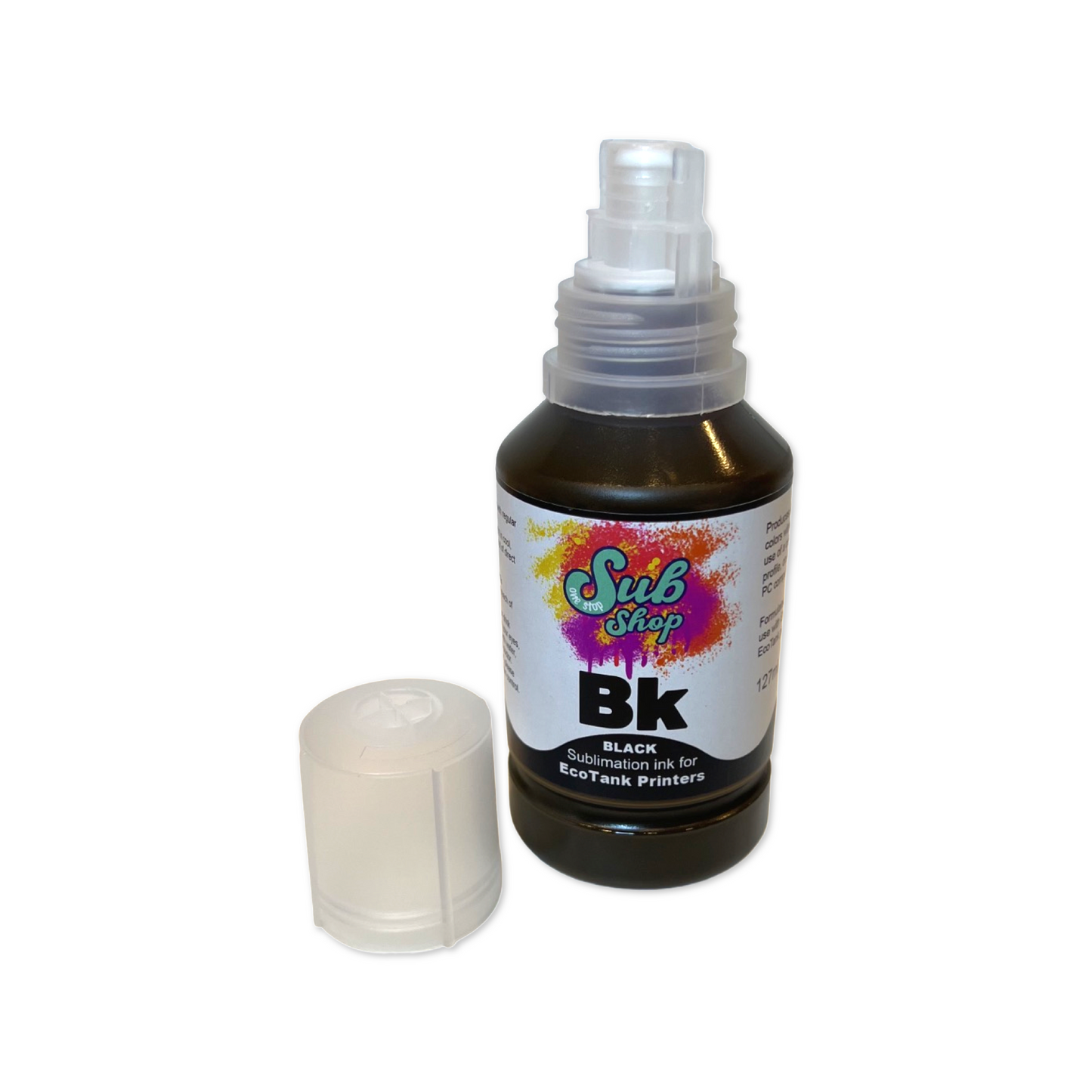 Black Sublimation Ink - For EcoTank Printers - 127ml
