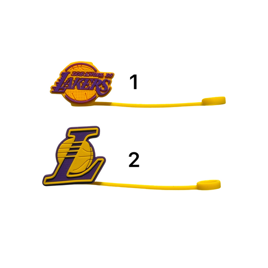 Lakers Straw Toppers