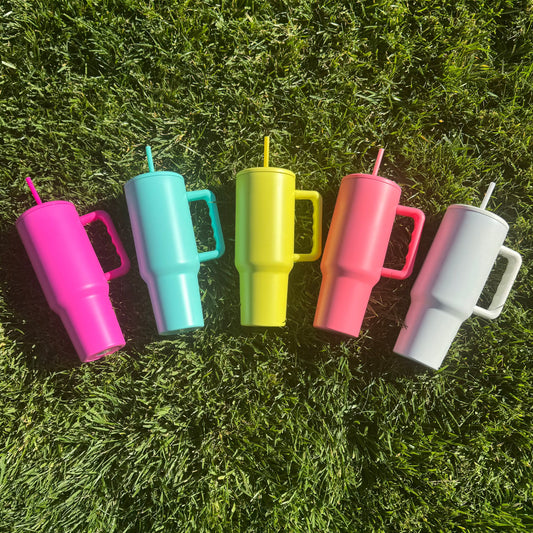 40oz Neon Sublimation Tumbler