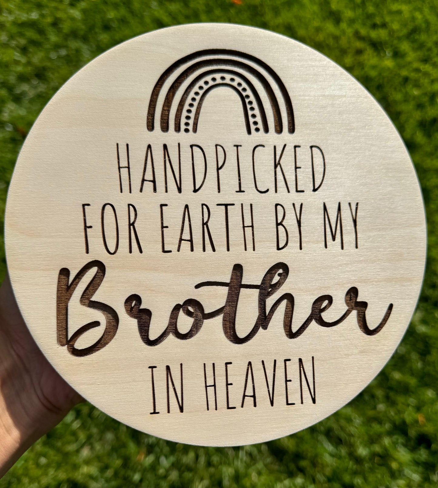 Handpicked for Earth - Pregnancy Announcement Round