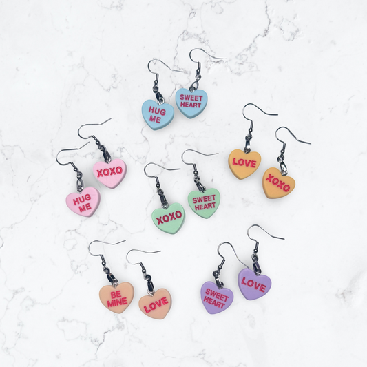 Conversation Heart Earrings