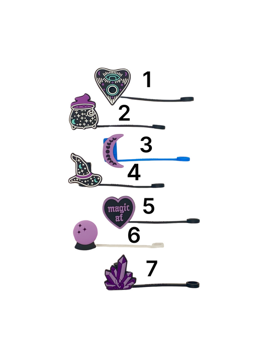 Mystic Magic Straw Toppers