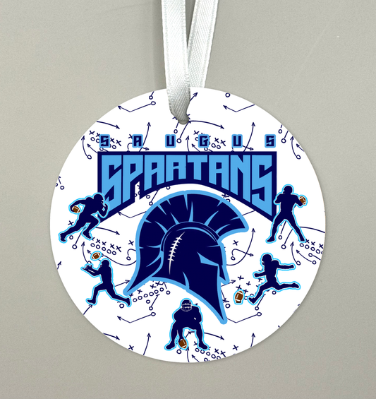 Spartans Football Ornament