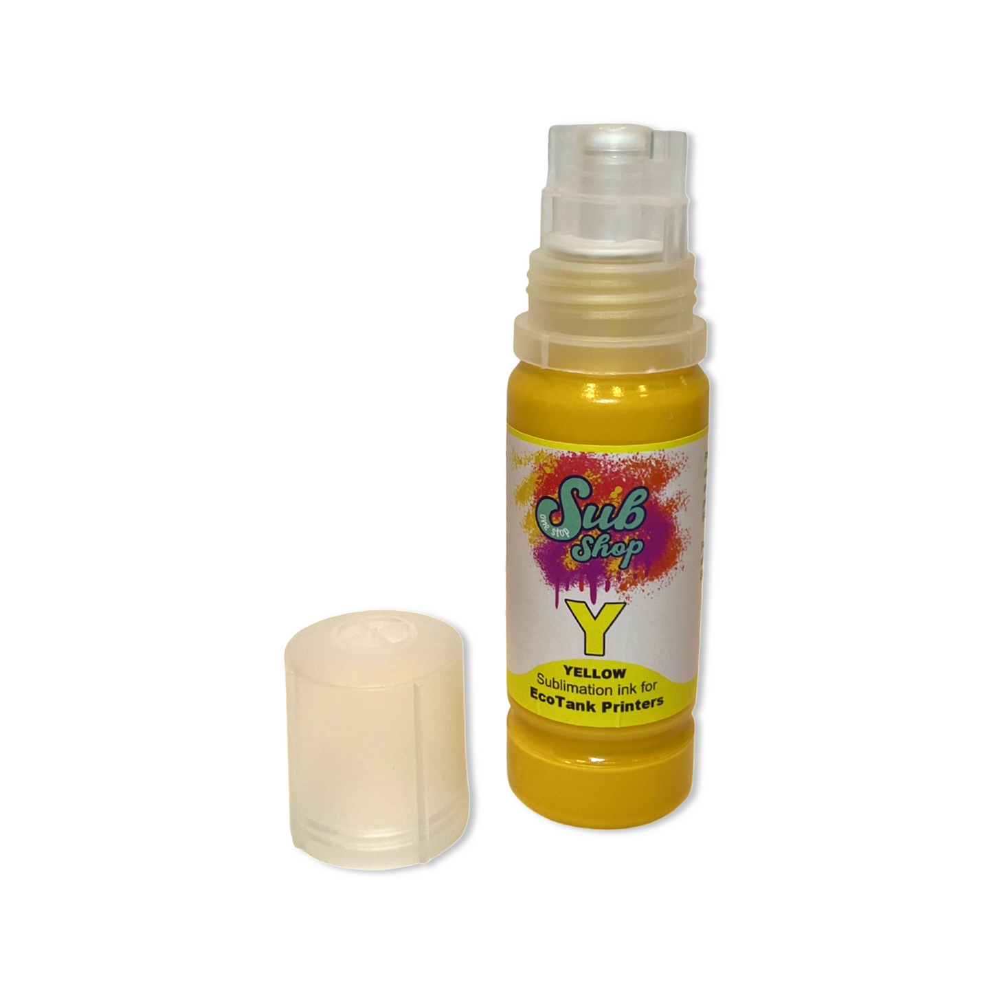 Yellow Sublimation Ink - For EcoTank Printers - 90ml